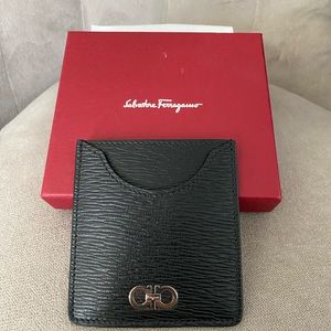 Ferragamo Gancini slim profile ID/Card holder